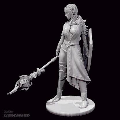 1/24 resin figure model Battle goddess 3D printing unassembled unpainted