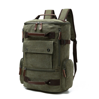 Men's Backpack Canvas Backpack School Bag Travel Bags Backpack Backpack Bag
