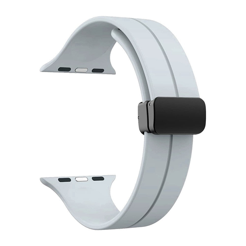 Suitable for Apple Watch 10 ultra2 silicone strap iWatch magnetic buckle strap