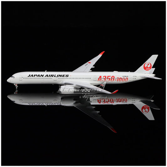 1:400 JC Wings JAPAN AIRLINES AIRBUS A350-1000 Passenger Airplane Diecast Model