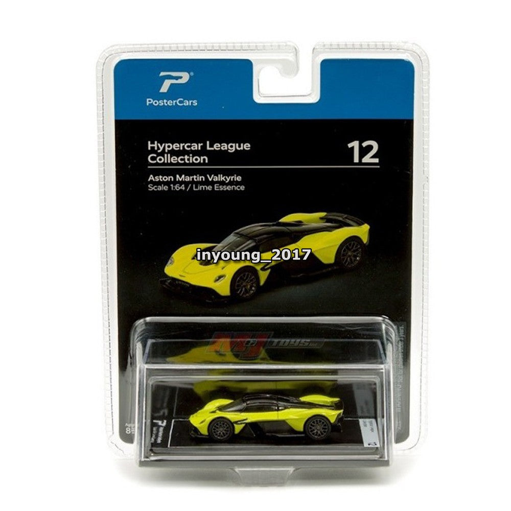 1/64 Aston Martin Valkyrie Model Toy Car Diecast Toy Vehicle Boys Toys Yellow