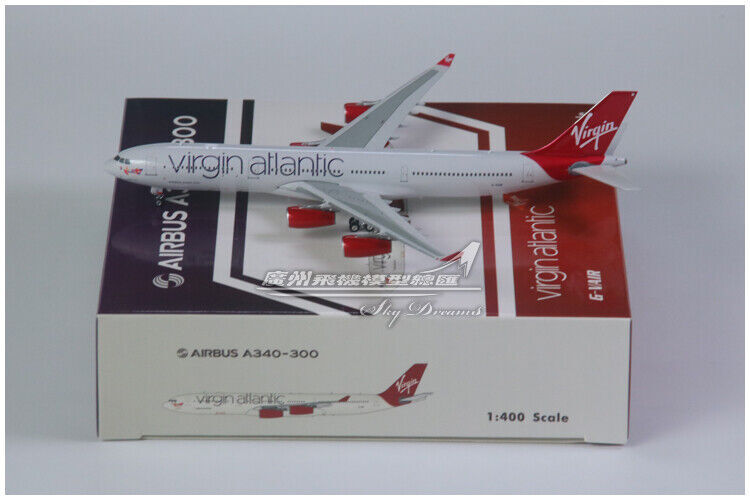 1:400 Phoenix Virgin Atlantic AIRBUS A340-300 Passenger Airplane Diecast Model