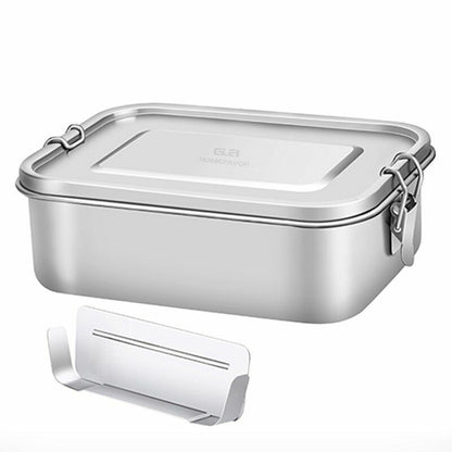 Lunch Container Stainless Steel Food Snack Storage Boxes Eco-friendly Rectangle