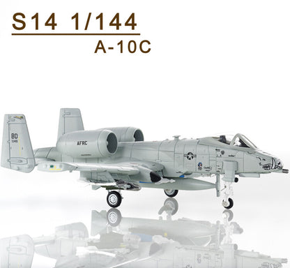 S14 US Fairchild Republic A-10 Thunderbolt II 1/144 diecast plane model aircraft
