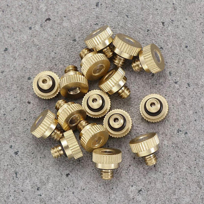 20PCS/Set Brass Stainless Steel High Pressure Atomizing Cooling Misting Nozzle