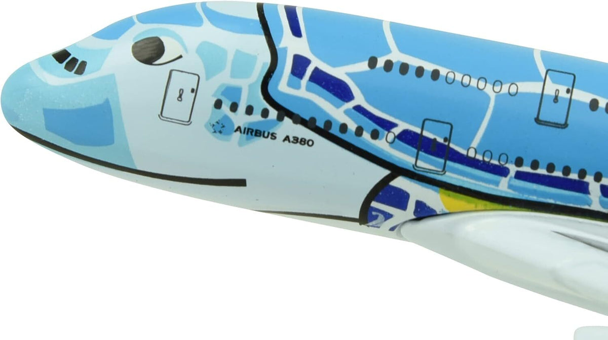 1:500 15cm A380 ANA Sea Turtle Metal Airplane Model Plane Toy Plane Model Blue