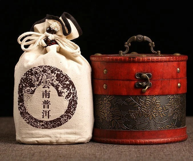 1000g Gold bud GongTing Puerh tea bulk pu'erh Ripe tea Old trees old leaves tea