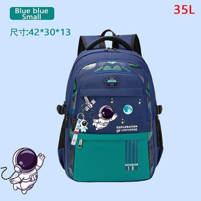 50L Schoolbag Primary School Students Spine Protection Super Light Backpack Boys