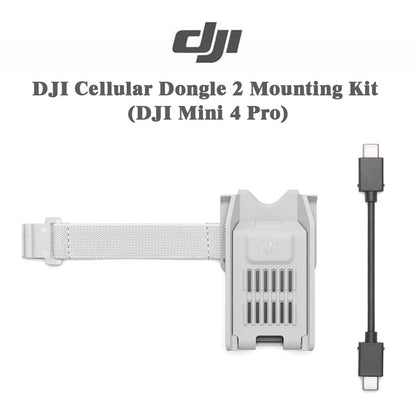DJI Cellular Dongle 2 Mounting Kit for Mini 4 Pro – Bracket & Cable, No Dongle