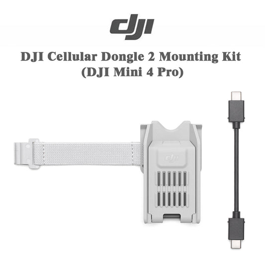 DJI Cellular Dongle 2 Mounting Kit for Mini 4 Pro – Bracket & Cable, No Dongle