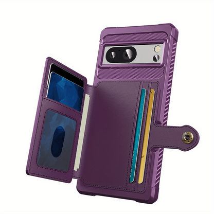 For Google Pixel 8 7 Pro Pixel 8 7 PU Leather Flip Wallet Cover with Card Holder