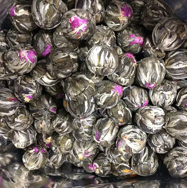 Chinese Organic Jasmine Flower Tea Jasmine Chun Hao Blooming Tea 20pcs