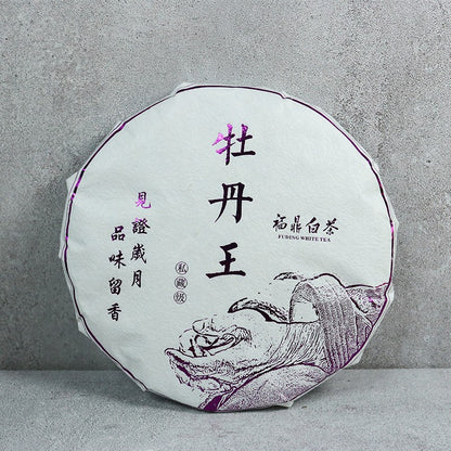 300g Fuding High Mountain Flowers Fragrance White Tea White Peony Tea Cake