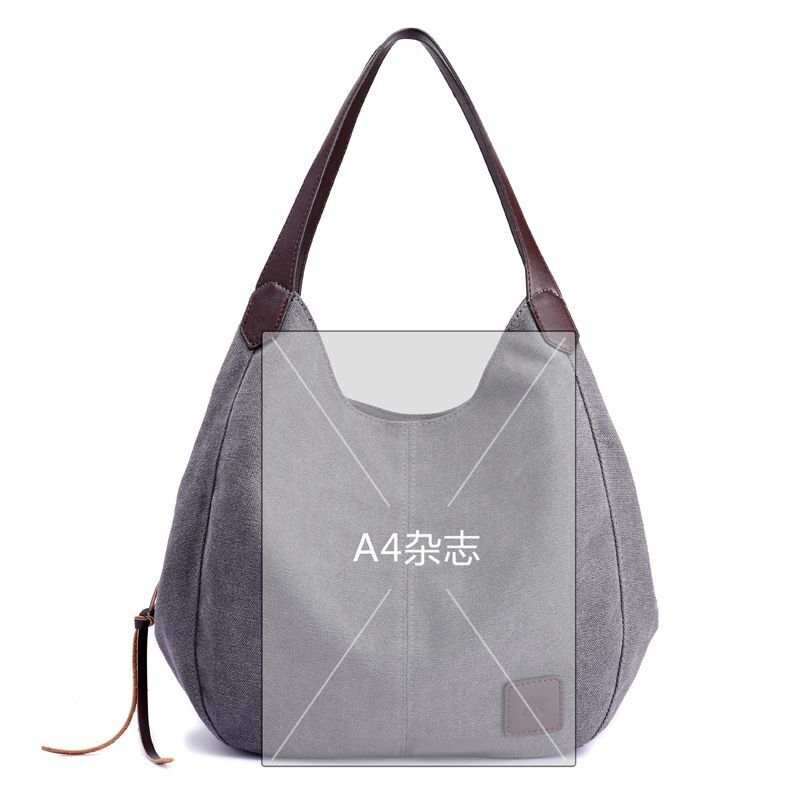 Canvas Handbags Wild Art Simple Shoulder Bags Versatile Traveling Shoulder Purse