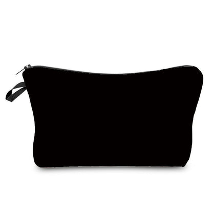 Heat Transfer Cosmetic Bags Toiletry Purse Waterproof Makeup Organizer Storage