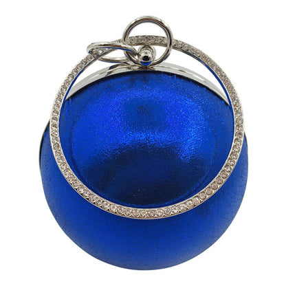 Women Round Ball Shoulder Messenger Bag Party Evening Clutch Fashion Phone Purse