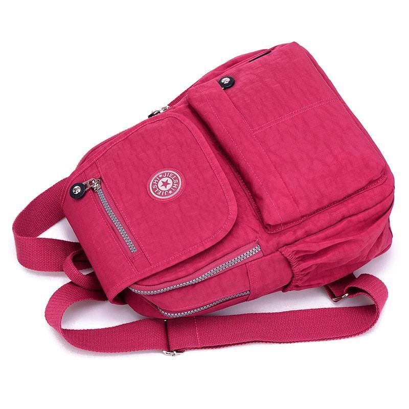 Waterproof Nylon Backpacks School Bags Large Traveling Leisure Nylon Zipper 1 PC