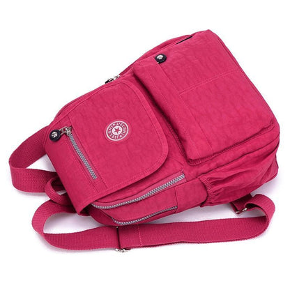 Waterproof Nylon Backpacks School Bags Large Traveling Leisure Nylon Zipper 1 PC