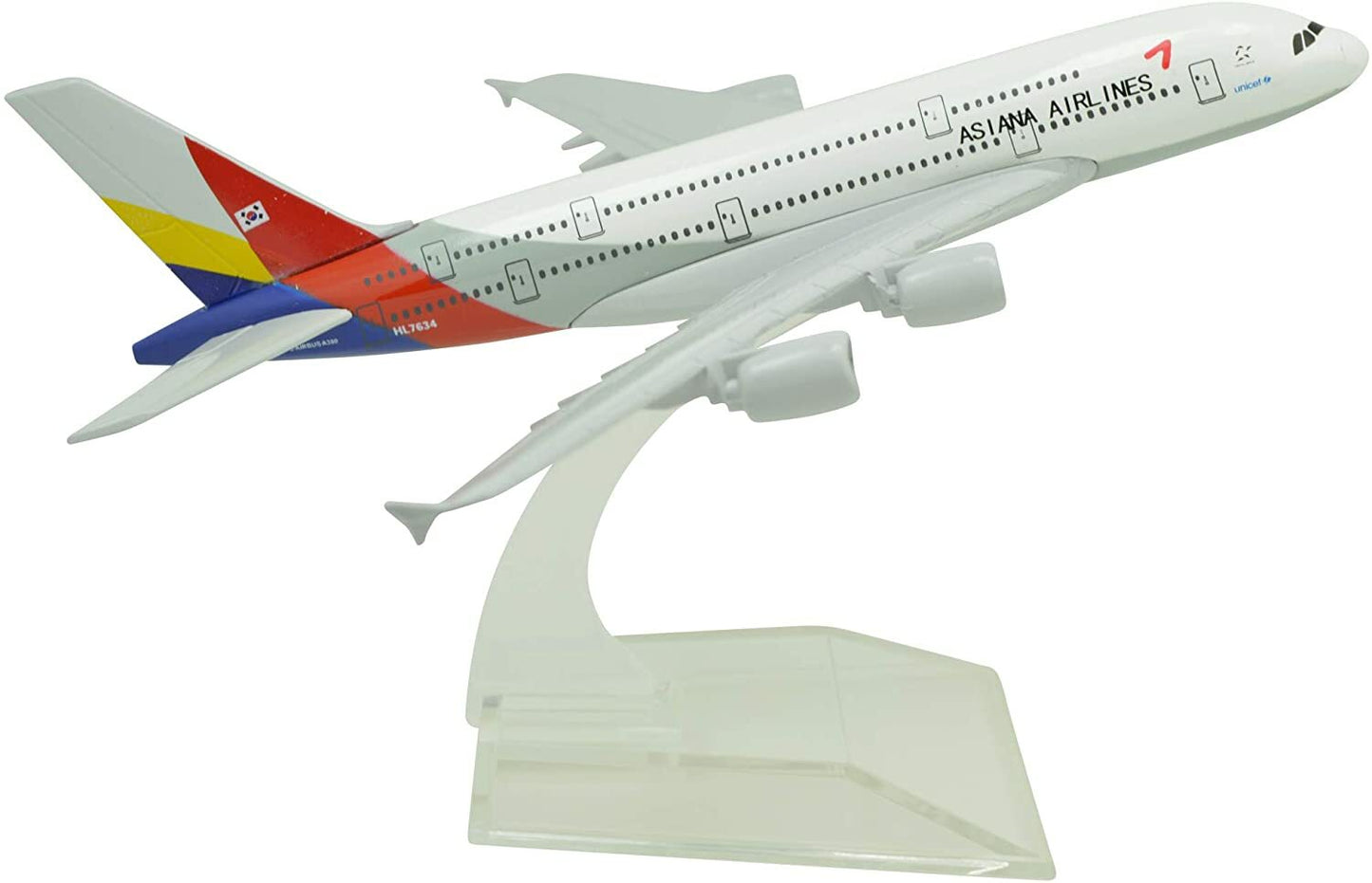 1:400 16cm Air Bus A380 Asiana Airlines Metal Airplane Model Plane Toy Plane