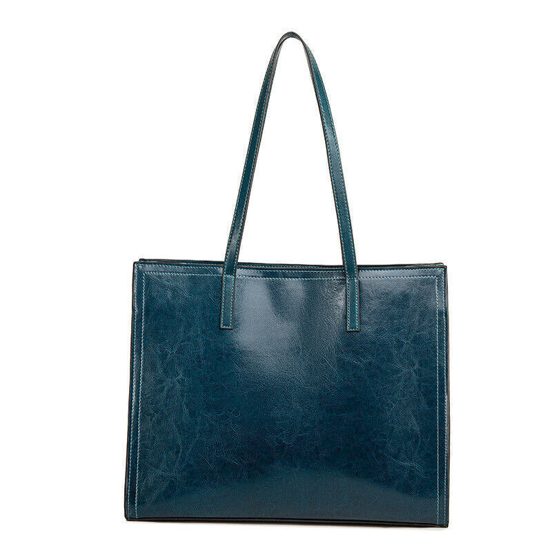 Genuine Leather Women's Large Handbag, Crossbody Shoulder Bag Satchel Tote Bag