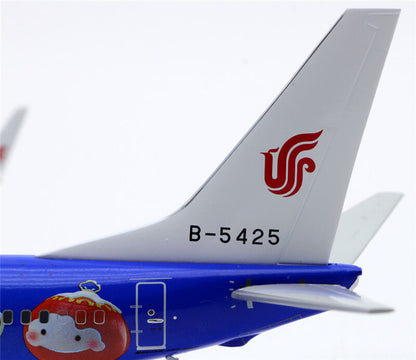 JC Wings Air China Beijing Winter B737-800 B-5425 1:200 plane Pre-builded Model