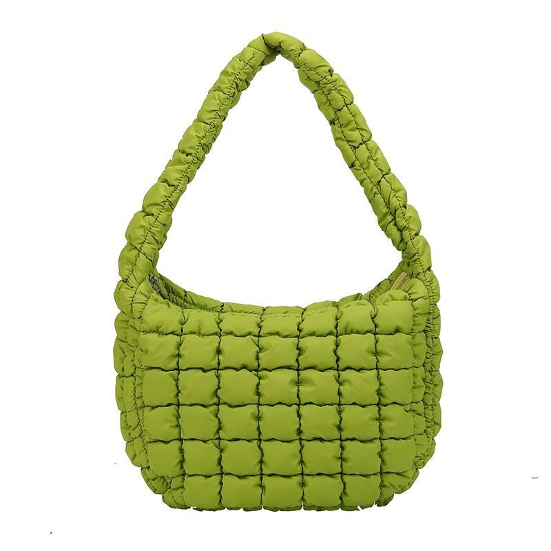 Leisure Personalized Shoulder Bag Pleated Cloud Soft Handbag Large Underarm Bag