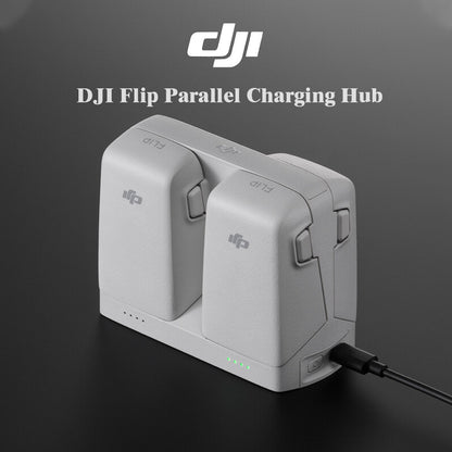 DJI Flip Parallel Charging Hub – 2-Battery Fast Charge, Power Bank, for DJI Flip