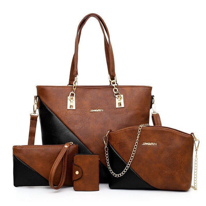 Bag Women Handbag Set 4 Pcs/Set Handbag Women Shoulder Bag