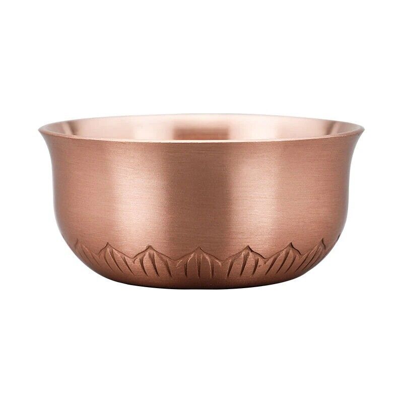 Bowls Engraved Pure Copper Mini Vodka Liqueur Creative Wedding Wine Tea Cup 45ml