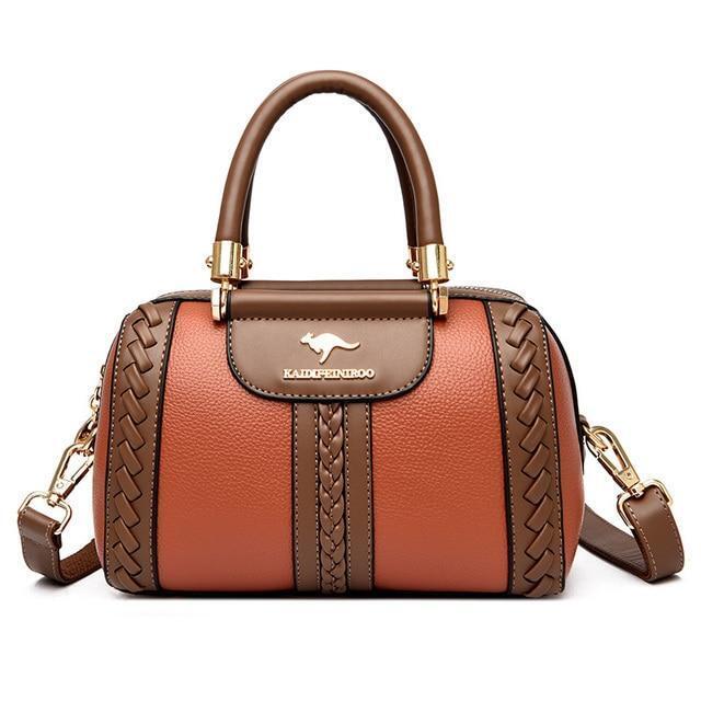 Bolso Cuero Mujer Para Bolsa Moda Lujo Mano Hombro Bandolera Elegante Cartera