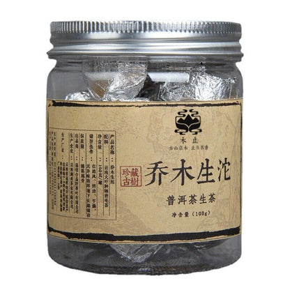 100g Mu Zhi Pu'er Small Tuo Tea Series"Jiao Mu Sheng Tuo"Pu'er Original Raw Tea