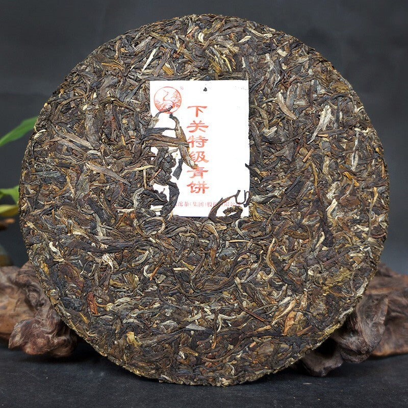2017 Xiaguan Tuocha Te Ji Qing Bing FT Pu-erh Raw Tea Cake China Pu'er Tee, 357g