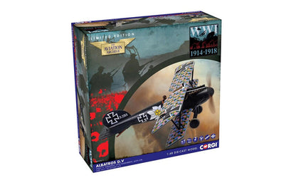 for CORGI Albatros D.V 2263/17 Edelweiss Otto Kissenberth Jasta 1/48 Model