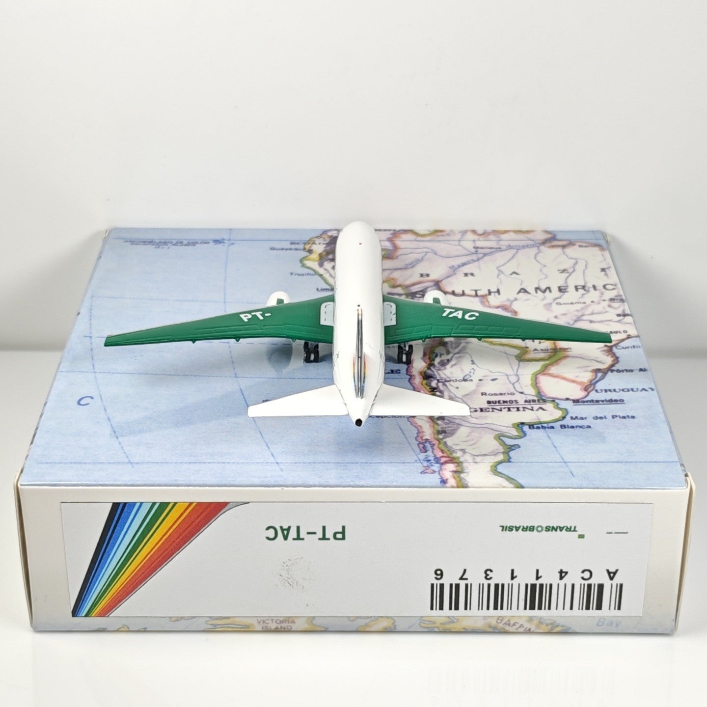 1:400 Aeroclassics Transbrasil B767-200 PT-TAC Passenger Plane Diecast Model