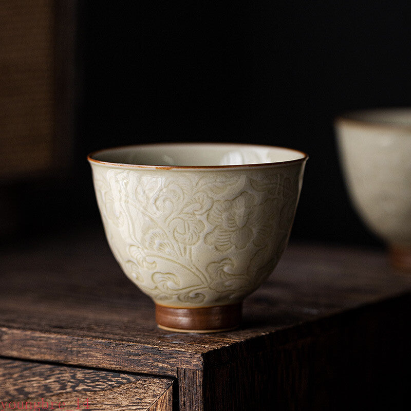 Chinese Tea Cup Ceramic Kung Fu Teacup Beautiful Vintage Teaware A Cup Of Tea