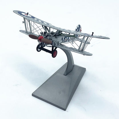 1:72 British Bristol Bulldog Biwing Fighter Alloy Aircraft Model Decoration
