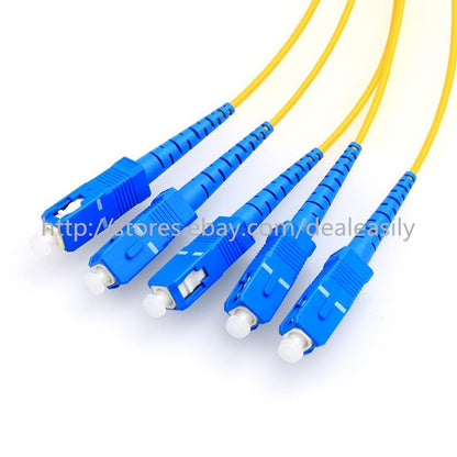 1*4 PLC Fiber Optical Splitter SC Connector Fiber Optic Branching Device Tool
