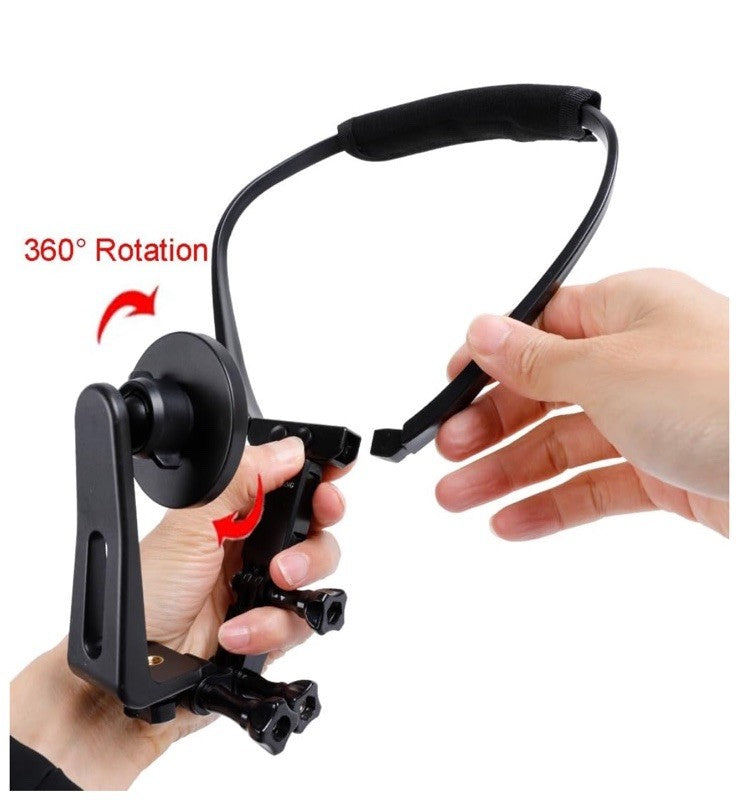 Strong Magnetic Neck Mount Holder Silicone For iPhone SAMSUNG POV Cell Phone