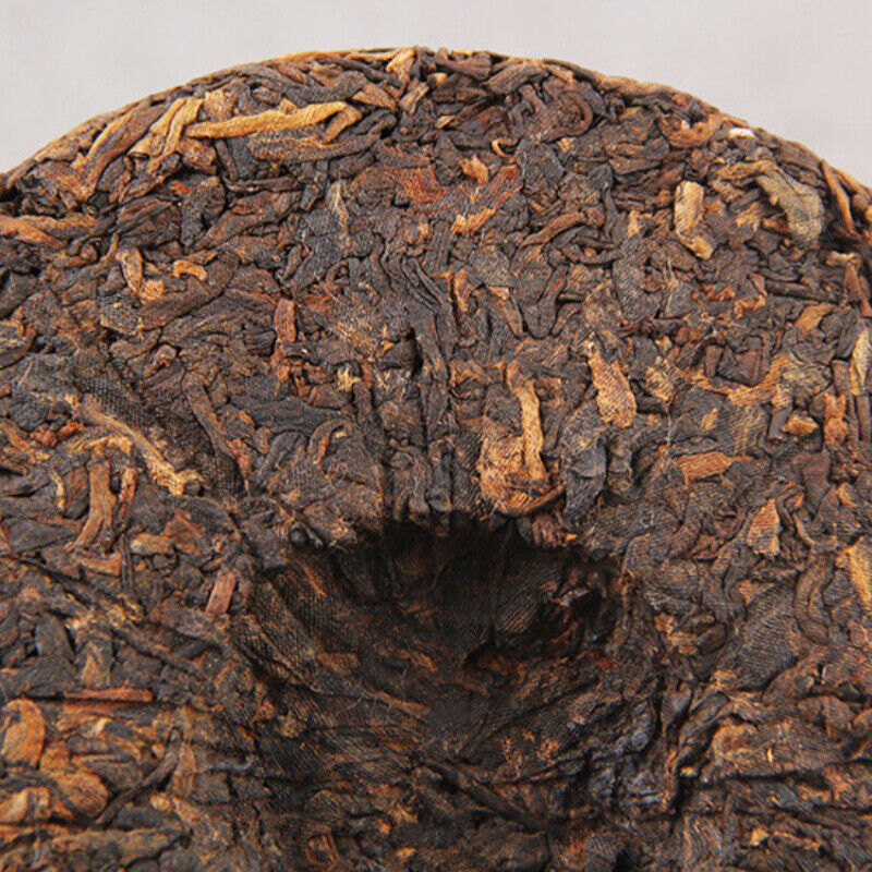 200g Yunnan Menghai Ripe Pu'er Tea Cake Classic Pu-Erh Tea Chinese Slimming Tea