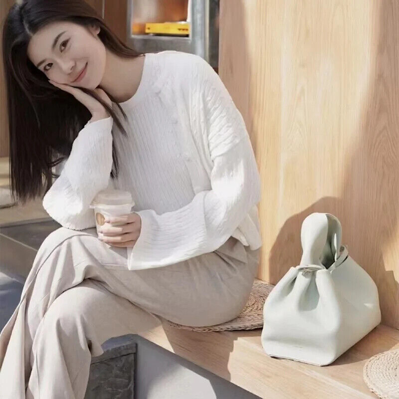 Shoulder Side Bag Women Winter Simple Solid Color Tote Bags Handbags