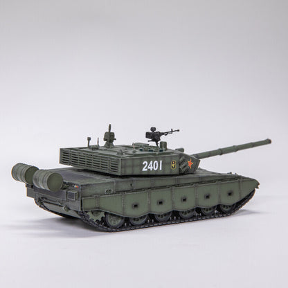 UNISTAR 1/72 Chinese Main Battle Tank ZTZ-99A Type 99 Green Painted Model