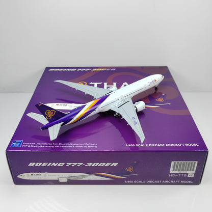 1:400 JC Wings THAI BOEING B777-300ER Passenger Airplane Diecast Model