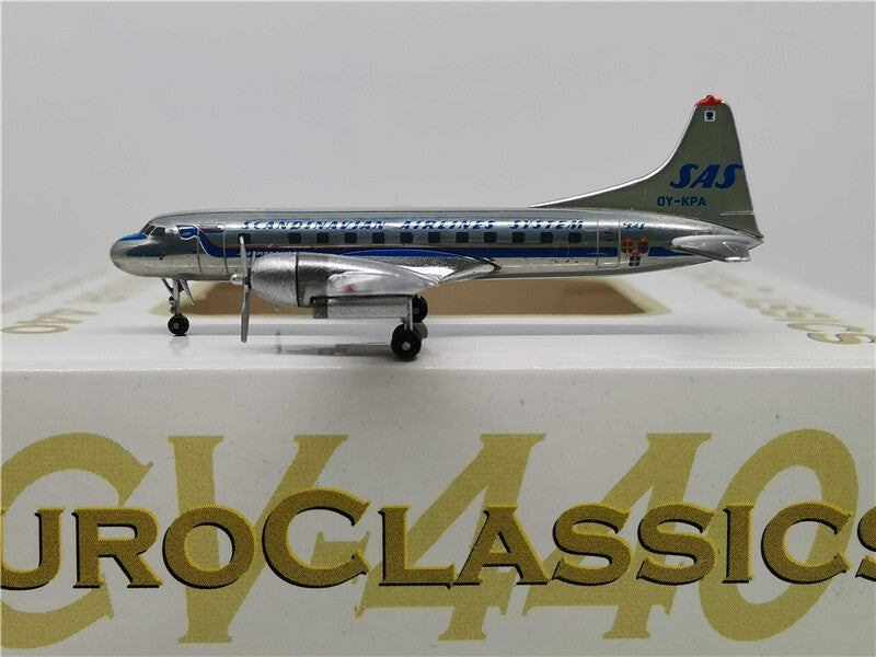 AeroClassics SCANDINAVIAN AIRLINES SYSTEM CV-240 OY-KPA 1/400 Aircraft Model