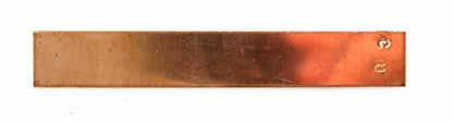 American Educational Flat Copper Electrodes, 5" Length x 3/4" Width