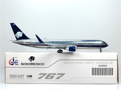 1:400 JC Wings AEROMEXICO BOEING B767-300ER Passenger Airplane Diecast Model