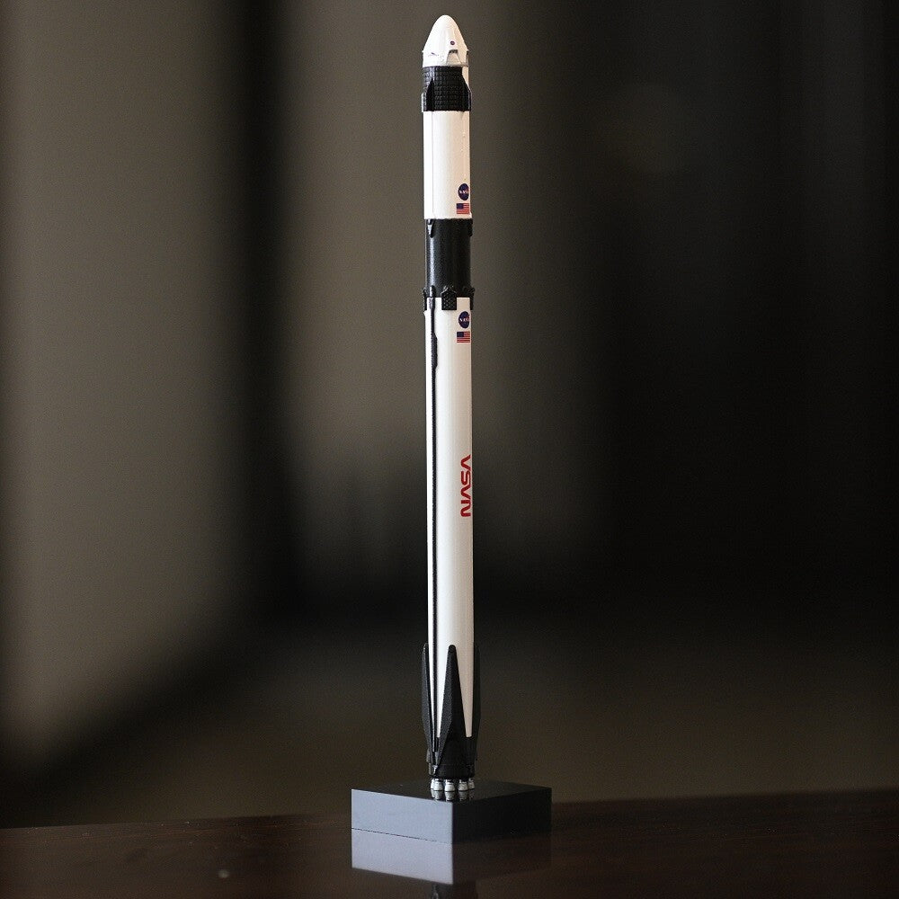 1:233 Space X Falcon 9 Crew Dragon Spacecraft Rocket Model Toy
