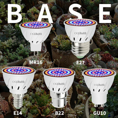 Growth Light Phyto LED B22 Hydroponic E27 Grow Bulb MR16 Full Spectrum 220V UV