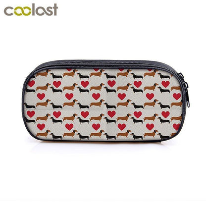 Dog Pencil Bag Stationary Bag Pencil Box School Supplies 24*11*7 CM Accessories