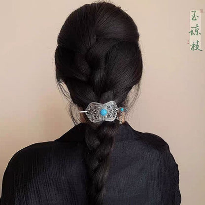 Vintage Ethnic Hair Crown Set - 3 Pack Hanfu Hairpin Accessory