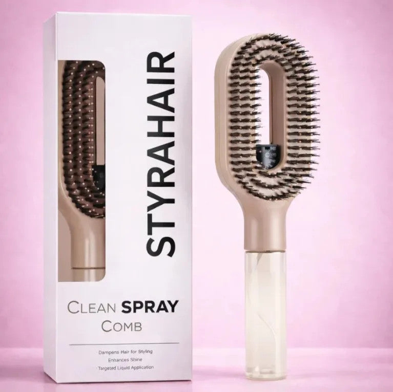 2-in-1 Detangling Spray Comb, Styling Comb, Anti-Frizz Spray Comb